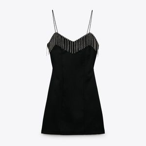 ZARA Fringed Mini Dress